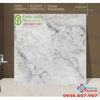 Gạch lát nền 100x100 ấn độ bóng kiếng vân xám đẹp