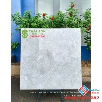 Gạch lát nền 1m x 1m  đá bóng kiếng vân xám giá rẻ