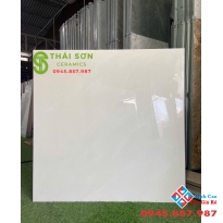 Gạch cmc 100x100 bóng kiếng vàng kem lát nền