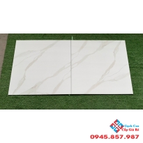 Gạch 120x120 ấn độ cao cấp trắng vân mây lát nền giá rẻ