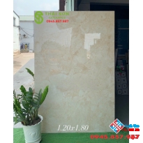 Gạch 120x180 đá bóng kiếng ốp lát vân vàng kem cao cấp