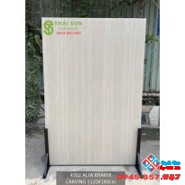 Gạch 120x180 matt caving tông màu kem dòng đá travertine