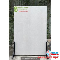 Gạch 120x180 matt lát nền màu trắng xám nhạt