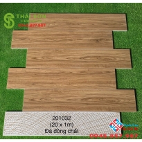 Gạch ốp tường giả gỗ 20x100 trung quốc