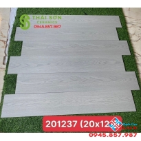 Gạch giả gỗ 20x120 trung quốc vân xám 201237