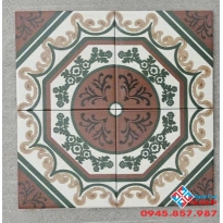Gạch bông giả cổ 20x20 lát nền trung quốc cao cấp