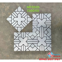 Gạch bông họa tiết trắng đen 30x30 ốp lát trung quốc