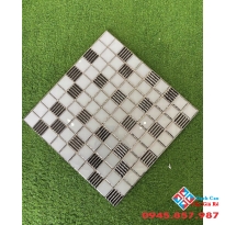 Gạch trang trí 30x30 ô đen trắng trung quốc