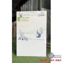 Gạch trắng trơn 30x60 bóng kiếng hà thanh