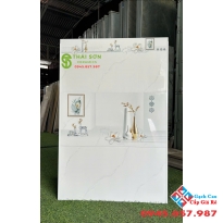 Gạch trắng vân mây 30x60 bóng kiếng hà thanh 