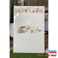 Gạch ốp tường trắng trơn 30x60 nhà ý