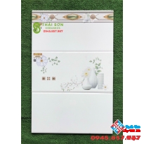 Gạch men bóng ý mỹ 30x60 ốp tường tông trắng