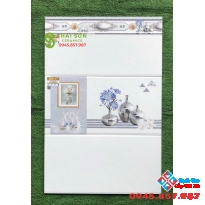 Gạch ốp tường ý mỹ 30x60 ốp ngang men bóng vân xám trắng