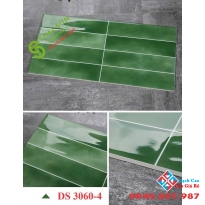 Gạch ốp tường màu xanh 30x60 men bóng giả thẻ trung quốc