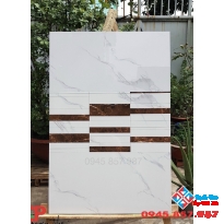 Gạch bóng kiếng 40x80 ốp tường phòng khách mới nhất 2021