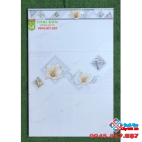 Gạch ốp tường 40x80 đá bóng kiếng trắng mây cao cấp tphcm