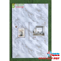 Gạch 40x80 ốp tường bóng kiếng phương nam tại Q8
