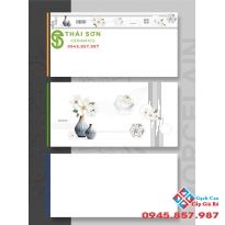 Gạch màu trắng tasa 40x80 ốp tường bóng kiếng