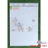 Gạch ốp 40x80 bóng kiếng phương nam trắng vân mây