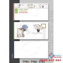 Gạch bóng kiếng 40x80 ốp tường  trắng vân mây cao cấp