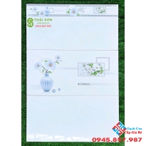 Gạch ốp tường 40x80 phương nam trắng vân mây nhẹ