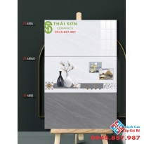 Gạch ốp tường 40x80 bộ đậm nhạt bóng kiếng tông xám đẹp