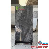 Gạch ốp tường 40x80 trung quốc khắc kim màu xám đậm 