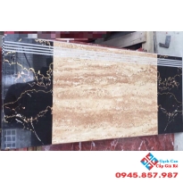 Gạch nhũ vàng 47x100 lát cầu thang