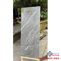 Gạch ốp bậc cầu thang trung quốc 47x120 màu xám vân trắng