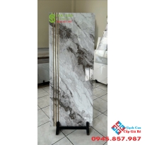 Gạch bậc cầu thang 47x120 trung quốc màu trắng vân đá marble