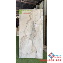 Gạch lát nền 60x120 bóng kiếng ấn độ vân đá marble