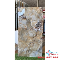Gạch bóng kiếng nhập khẩu 60x120 vân đá