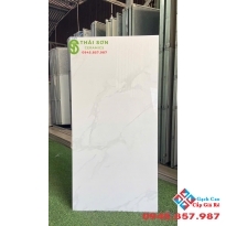 Gạch ấn độ 60x120 trắng vân mây bóng kiếng lát nền giá rẻ