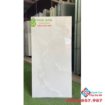 Gạch ấn độ 60x120 lát nền siêu bóng vân đá cao cấp