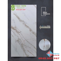 Gạch lát nền 60x120 apodio matt mịn trắng vân cam 