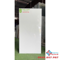 Gạch apodio siêu bóng 60x120 lát nền màu trắng mây nhẹ