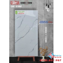 Gạch siêu bóng kính 60x120 trắng mây cao cấp