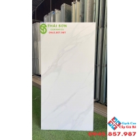 Gạch lát nền ấn độ 60x120 babyskin màu trắng vân mây