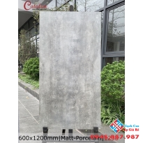 Gạch lát nền 60x120 mờ vân giả xi măng