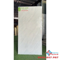 Gạch cmc lát nền 60x120 xám vân đá siêu bóng