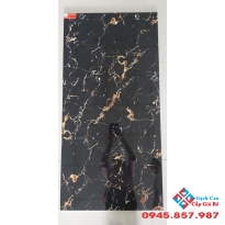 Gạch bóng kiếng trung quốc 60x120 đen vân cam