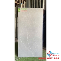 Gạch lát nền 60x120 matt mờ ấn độ xám vệt trắng 