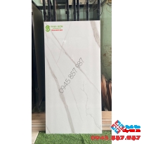 Gạch bóng kiếng đồng chất 60x120 trắng vân mây