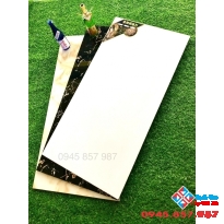 Gạch lát nền nhà màu trắng trơn 60x120 bóng kính