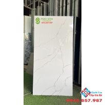 Gạch viglacera trắng vân 60x120 lát nền bóng kiếng