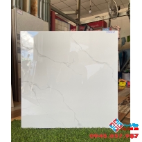 Gạch bóng kiếng lót nền 60x60 vân mây trắng