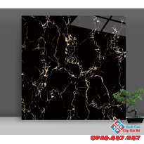 Gạch bóng kiếng đen vân cam 60x60 catalan
