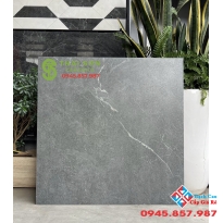 Gạch lát nền 60x60 mờ  xám đậm vệt trắng giá rẻ