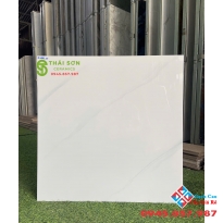 Gạch vitto hoàn mỹ 60x60 lát nền bóng kiếng trắng vân đá 