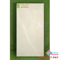 Gạch lát nền ấn độ 80x160 kem vàng  bóng kiếng